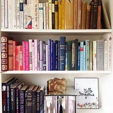 Color Coded Bookshelf