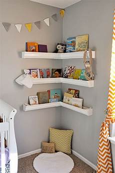 Floating Bookshelves Nursery