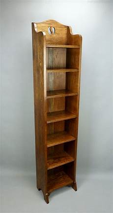 Narrow Oak Bookcase