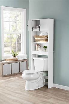 Behind Toilet Shelf