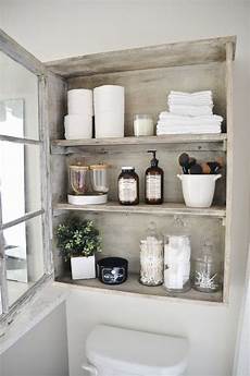 Behind Toilet Shelf