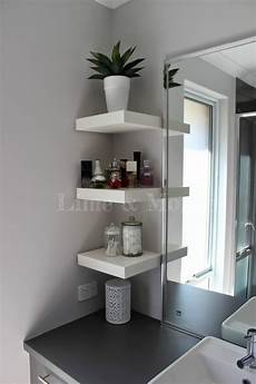 Black Bathroom Shelf