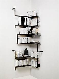 Black Corner Bookshelf
