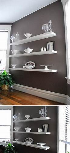 Black Floating Shelves
