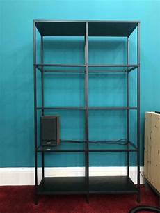 Black Metal Bookcase