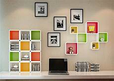 Floating Cube Shelves
