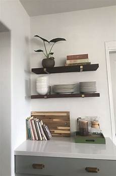 Floating Kitchen Shelves