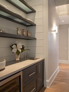 Grey Floating Shelves