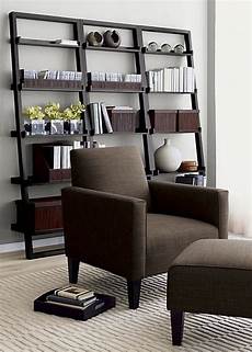 Grey Ladder Bookshelf