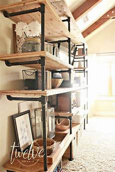 Metal Pipe Shelves