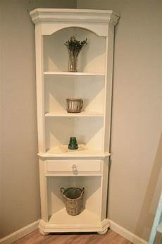 White Corner Bookshelf