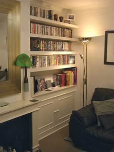 White Floating Bookshelves