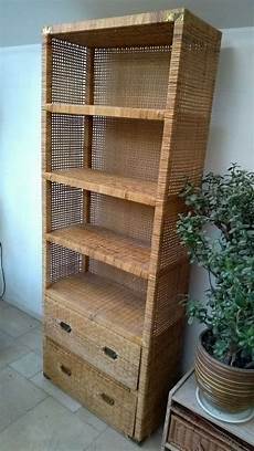 Wicker Bookshelf