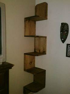 Wooden Corner Shelf