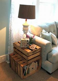 Wooden Crate Shelves
