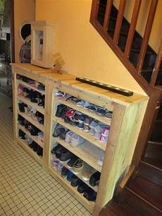 Wooden Shoe Rack